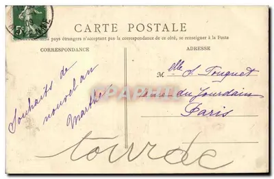 Laval — Porta Beucheresse — B. F., Paryż — Rewers