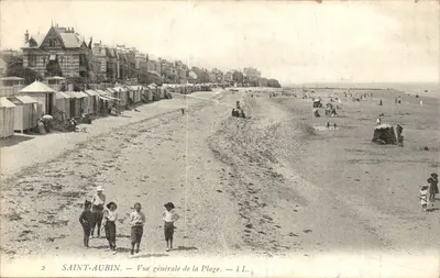 Saint-Aubin — Vista geral da Praia — I L.