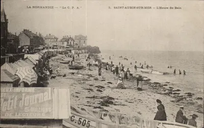Saint-Aubin-sur-Mer — A Hora do Banho — A C.P.A. n°3