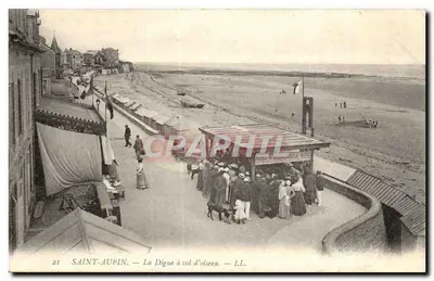 Saint-Aubin — A Digue à vista de pássaro — LL.