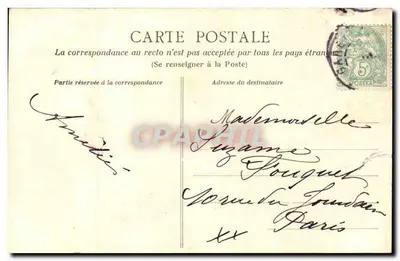 Granville - A Tranchée aux Anglais — Foto de J. Puel n°46 — Verso