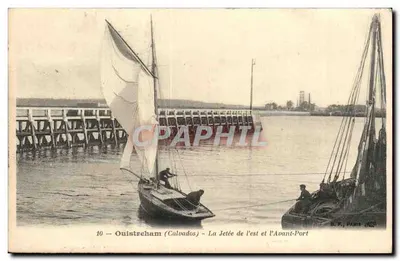 Ouistreham (Calvados) — A Doca do Leste e o Anteporte — B. E. PARIS