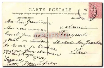 Ouistreham (Calvados) — A Doca do Leste e o Anteporte — B. E. PARIS — Verso