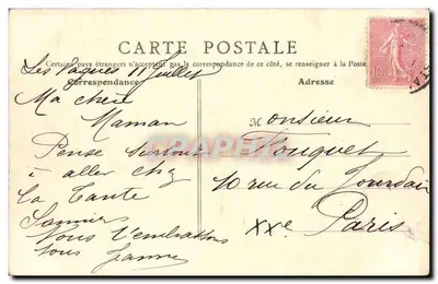 Ouistreham (Calvados) — Contratorpedeiro saindo do Canal — B. F., Paris — Verso