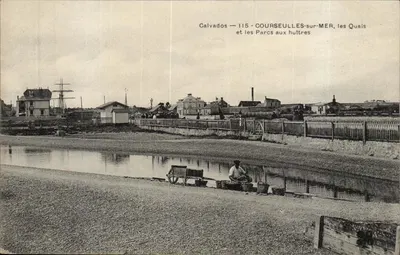 COURSEULLES-sur-MER, os Quais e os Parques das Ostras — Calvados — 115