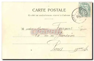 Rade Pont (Okręg Andelys) — Ruiny Abbatii Fontaine Guerard — Farphis Caron, lit. wyd., Les Andelys — Rewers