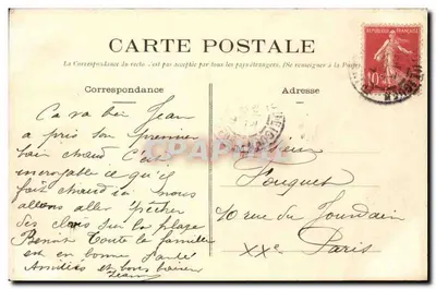 Le Pouliguen - La Entrada del Puerto — Fototipia Vassellier, Nantes, n°1060 — Reverso
