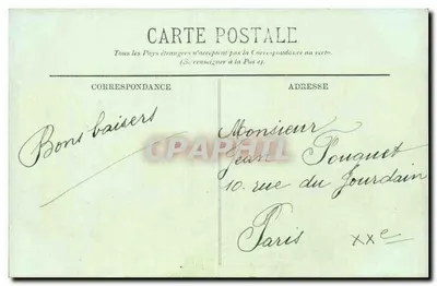 Le Pouliguen — Le Port et la Promenade — LL. n°60 — Verso
