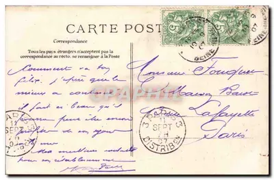 Le Tréport — Esplanada da praia — Verso