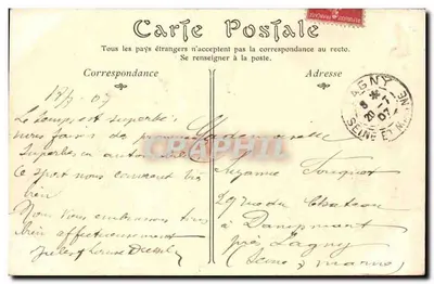Rodovia de Neuville-Honfleur — vista pitoresca — editor desconhecido, n° 233 — Verso