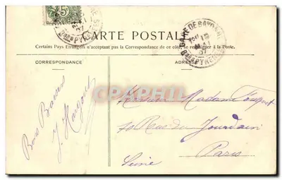 Bayonne — L'Entrée du Lycée, route de Cambo — NANCY, n°144 — Verso