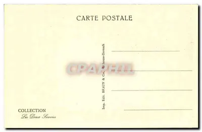 O Lago de Annecy — Talloires visto de Duingt — editor Braun & Cie, n° 11844 — Verso