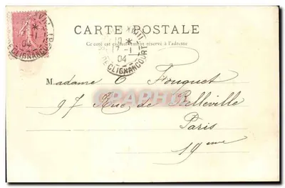 Igreja de São Bernardo da Chapelle em Paris — G.C.A Paris, n°525 — Verso