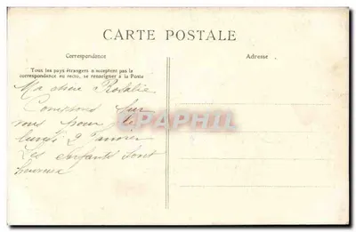 Paryż - Buttes Chaumont - Wejście do jaskini — C. L. C. n° 678 — Rewers