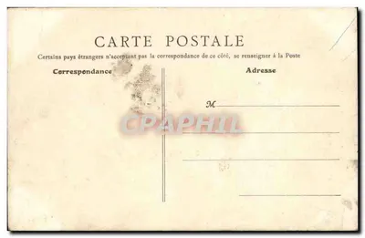 Annet - A Torre — Cabiriolle em Annet — Vve Gruot, editora, Crécy — Verso
