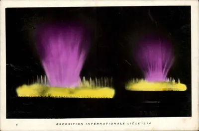 Fontaines magiques sur la Meuse — Exposition Internationale Liège 1930 — N. Protin & F. Vuidar
