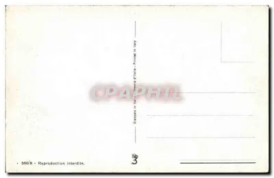 Casa alpina — montanhas no fundo — n°350/6 — Verso