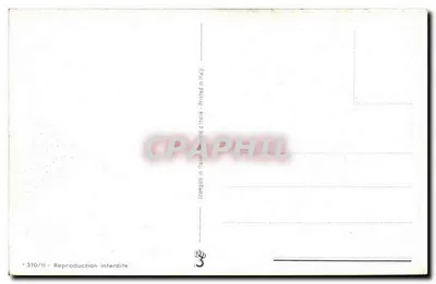 Paisagem com ponte e igreja — série 310/11 — editor desconhecido — Verso