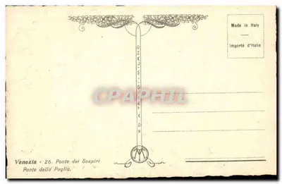 Veneto — Ponte dei Sospiri e Ponte della Paglia — editore non visibile — Verso