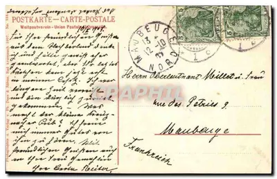 Bad Kreuznach — Nahe com a Fonte Elisabeth — Fotogr. d. Verlag v. Ph. Drees & Söhne — Verso
