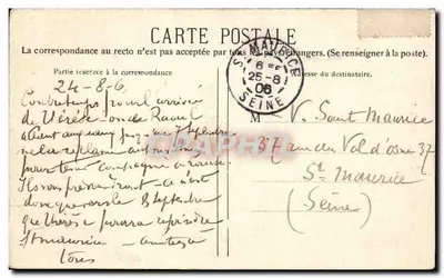 Gironde - Coutras : Fontanna Henryka IV — Cliché Rimbaud — Rewers