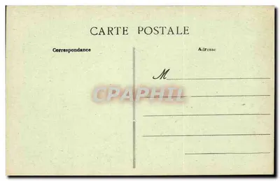 Castelo de Pressac — porta de entrada — A. DANTIO, éd. Cannes-Régénier, Blaye — Verso