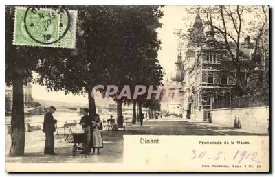 Dinant — Promenade de la Meuse — Nels, Bruxelles, Série 7 No. 90