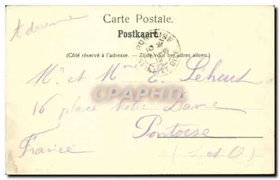 Dinant — Promenade de la Meuse — Nels, Bruxelles, Série 7 No. 90 — Verso