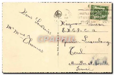 Charleroi — Casa de Trésignies — N. Lus — Verso