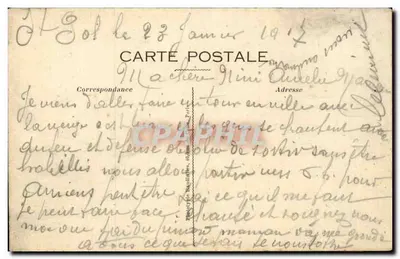 Ypres — Batalha do Iser após o bombardeio — Phot-Express - Visé Paris 408 — Verso