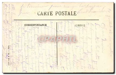 Le Halles di Ieper dopo il bombardamento — Guerra 1914-1915 — Visé Parigi n° 376 — Verso