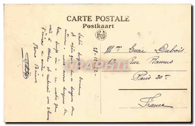 Mechelen — Hotel pocztowy (dawniej Beyaerd) i katedra św. Rombauta — wydawca BOB, nr 5 — Rewers