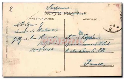 Charleroi — Charbonnage — editor Gibert, n°2 — Verso