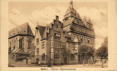 Mainz. Höhere Mädchenschule — editor Hansmann, Cassel, n° 10621