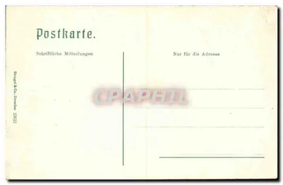 Edifício administrativo — Aachen — editor Beugel & Co., Dresde, n° 29/21 — Verso