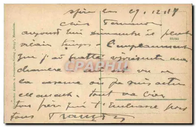 Batalhão Speyer — Kgl. Bayr. 2. Pionier — editor: Richtscher Kunst- u. Postkarten-Verlag, Mannheim — Verso