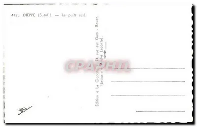 Dieppe (Sul) — O poço salgado — rua dos Ursos, rua André Laconte — Verso