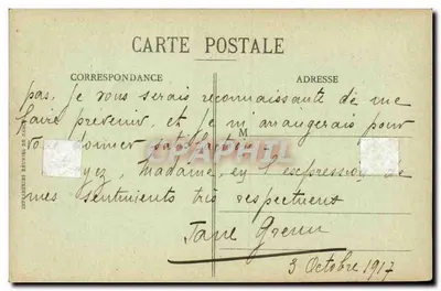 Rouen — Torre Joan d'Arc — C.V. 447 — Verso
