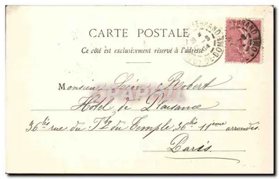 Clermont-Ferrand — O Liceu Jeanne d'Arc — Lih. Rouge-Déal, 21 rue de l'Église — Verso