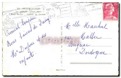 Châtelguyon — Souvenir de Châtelguyon — Réal-Photo — Rewers