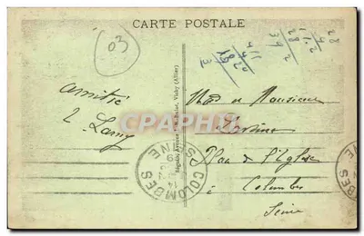 Vichy - Wielka Aleja Parku Kasyna widziana z Pałacu Źródeł — n°341, wydawca Idéal — Rewers