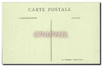 St-GERMAIN-en-LAYE (S-et-O.) — O Castelo (Fachada Sudoeste) e a Capela — A. Papeghin, Paris-Tours — Verso