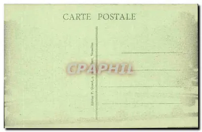 Versailles - Bassin de Latone, Allée Royale et Canal — Édition P. Girard, Versailles — Rewers