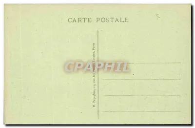 St-GERMAIN-en-LAYE (S.-et-O.) — El Castillo — Fachada Principal — A.P. — Reverso