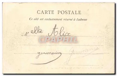 Rueil — Pozostałości Starego Zameku Richelieu — C.L.C. — Rewers