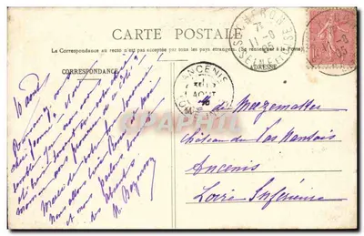 Zamek w Marais (S.-et-O.) - Strona zachodnia — dawniej zamku pani de la Brièche — Lib. A. Boutroué, Douardan (S.-et-O.) — Rewers