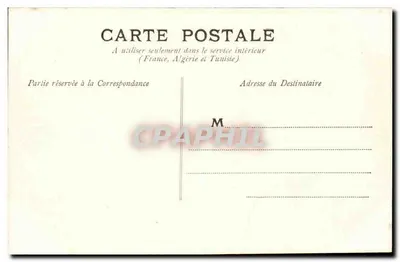 Ussé, Zamek — Indre-et-Loire — wydawca M.T. I.L. — Rewers