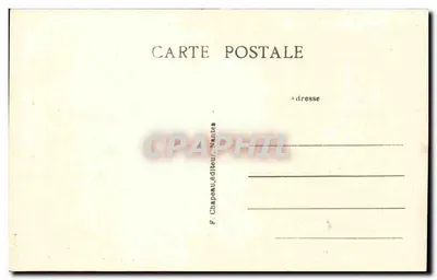 Vista geral de ANCENIS — tomada da estrada de Angers, cerca de 1860 — F. Chapeau, editor Nantes — Verso