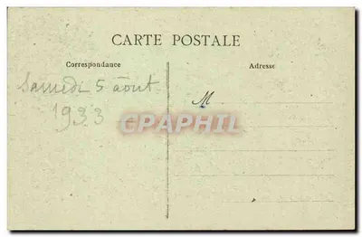 Châteaubriant (Loire-Inf.) — La Subprefectura y la Entrada del Castillo Fuerte — Fototipia Lacroix, Chateaubriant — Reverso