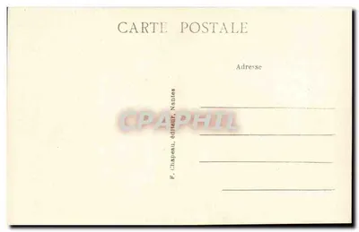 Ancenis — O velho Castelo, cerca de 1850 — F. Chapeau, Nantes, n°114 — Verso